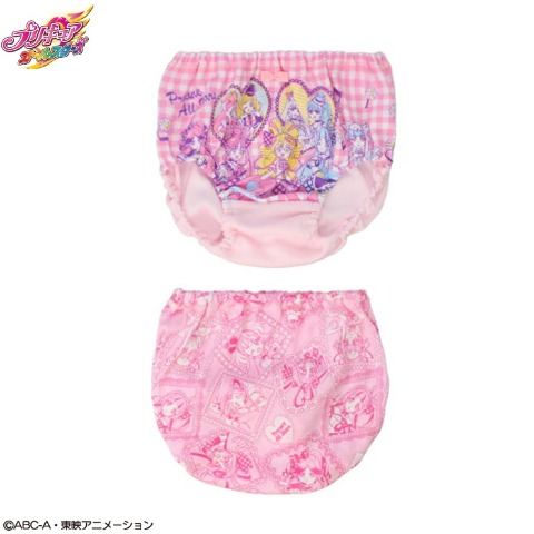 キッズ　２枚組ショーツ（100～120ｃｍ　『プリキュアオールスターズ』）
