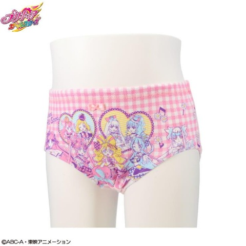 キッズ　２枚組ショーツ（100～120ｃｍ　『プリキュアオールスターズ』）