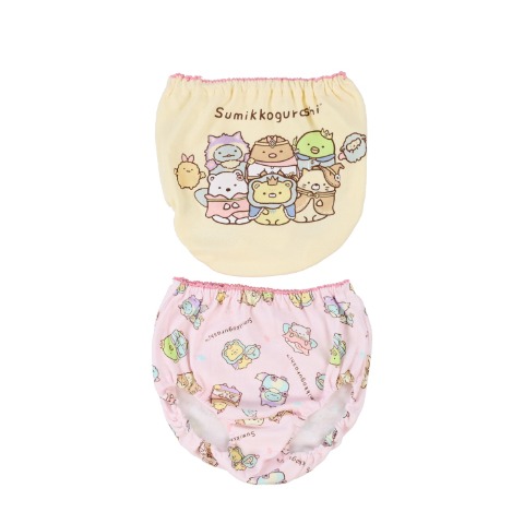 キッズ　２枚組ショーツ（110cm～130cm　すみっコぐらし）