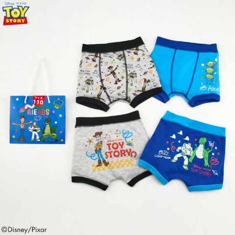 キッズ　4Pボクサーブリーフ福袋（100～120cm　Disney）