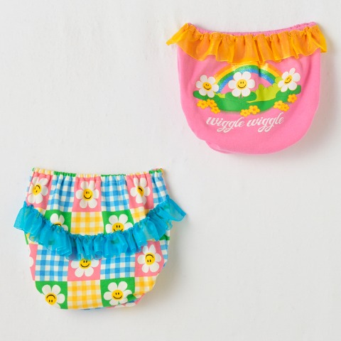 キッズ　2枚組ショーツ（100～120㎝　ｗiggle ｗiggle）