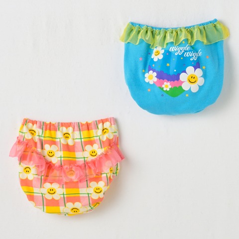 キッズ　2枚組ショーツ（100～120㎝　ｗiggle ｗiggle）