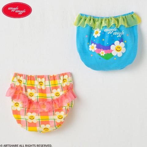 キッズ　2枚組ショーツ（100～120㎝　ｗiggle ｗiggle）