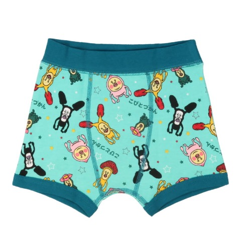 キッズ　2枚組ボクサーブリーフ（100～130㎝　コビト集合）