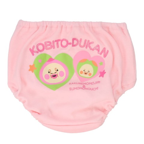 キッズ　2枚組ショーツ（100～130㎝　カクレモモジリ・スモモノウチ）