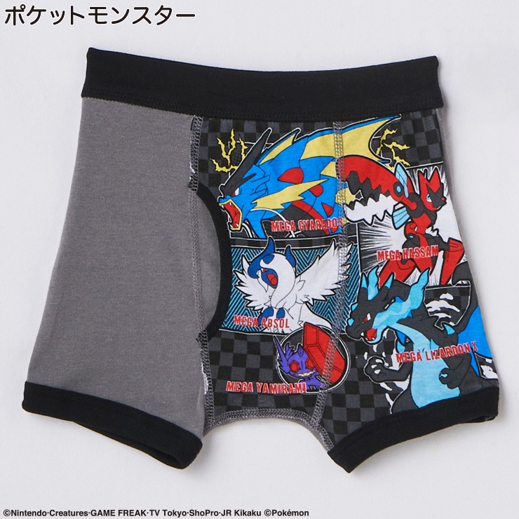 キッズ 2Pボクサーパンツ （100?140cm・ポケットモンスター