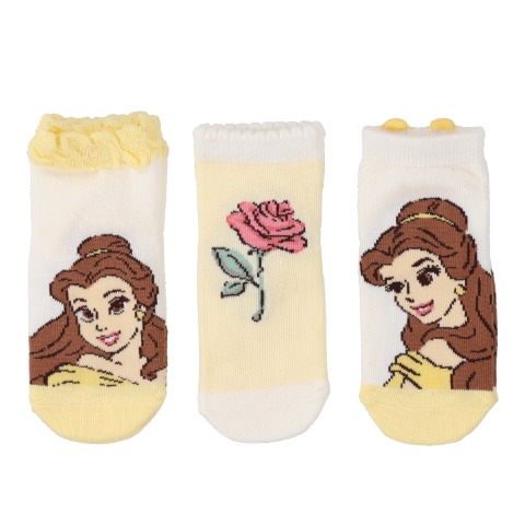 キッズ ショートクルーソックス（13～18cm Cottoli/Disney）