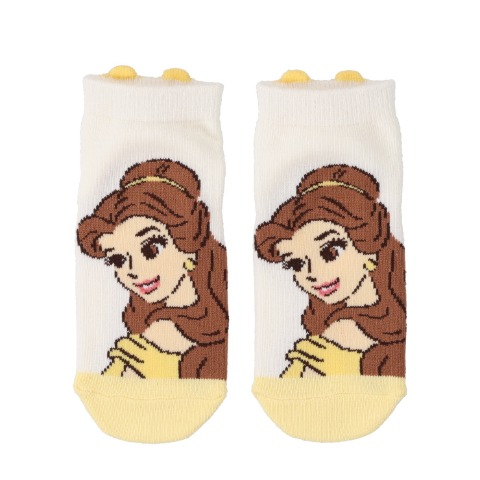 キッズ ショートクルーソックス（13～18cm Cottoli/Disney）