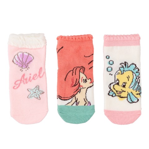 キッズ ショートクルーソックス（13～18cm Cottoli/Disney）