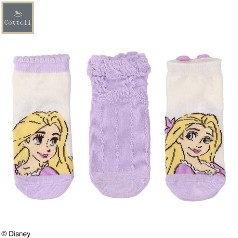 キッズ ショートクルーソックス（13～18cm Cottoli/Disney）