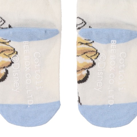 キッズ ショートクルーソックス（13～18cm Cottoli/Disney）