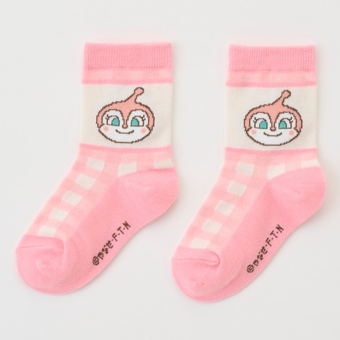 キッズ　クルーソックス(13～19cm　それいけ！アンパンマン）