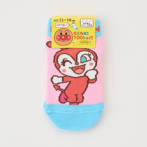 キッズ　スニーカーインソックス(13～19cm　それいけ！アンパンマン）