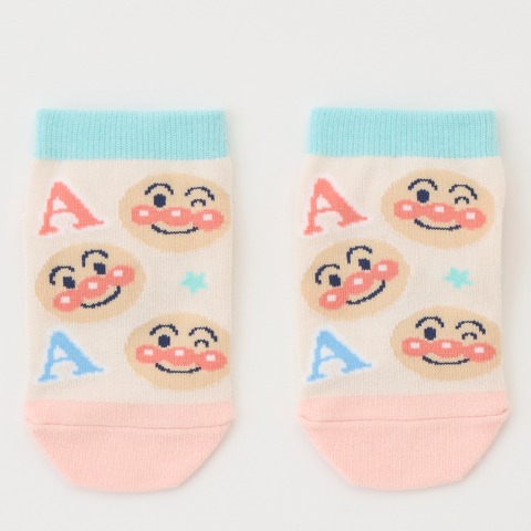 キッズ　スニーカーインソックス(13～19cm　それいけ！アンパンマン）