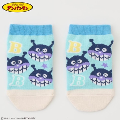 キッズ　スニーカーインソックス(13～19cm　それいけ！アンパンマン）
