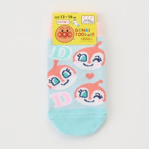 キッズ　スニーカーインソックス(13～19cm　それいけ！アンパンマン）