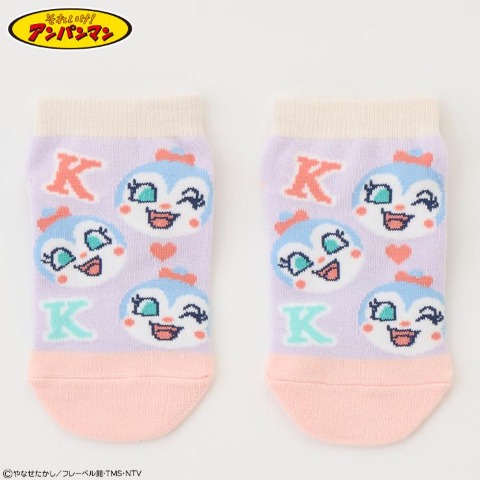 キッズ　スニーカーインソックス(13～19cm　それいけ！アンパンマン）