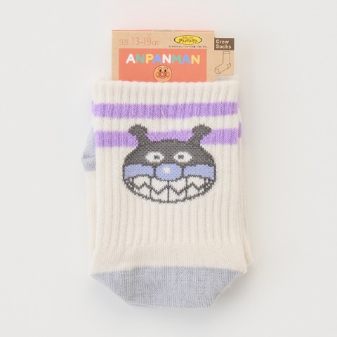キッズ　クルーソックス(13～19cm　それいけ！アンパンマン）