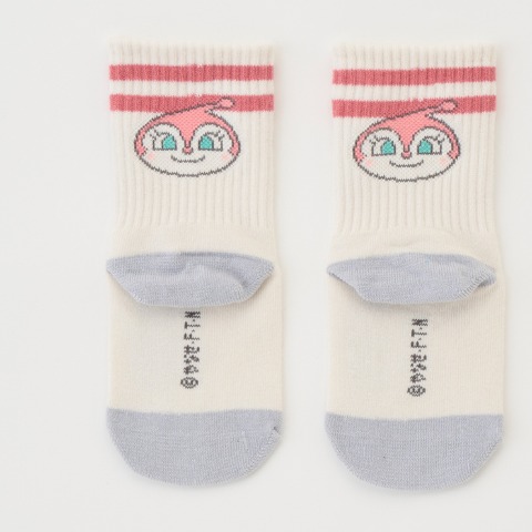 キッズ　クルーソックス(13～19cm　それいけ！アンパンマン）