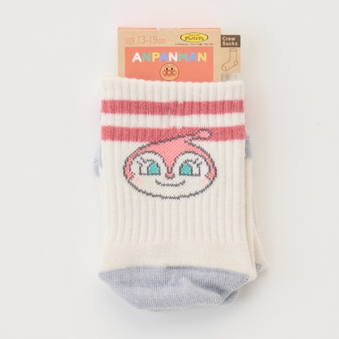 キッズ　クルーソックス(13～19cm　それいけ！アンパンマン）