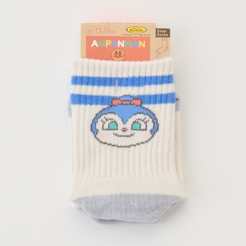 キッズ　クルーソックス(13～19cm　それいけ！アンパンマン）