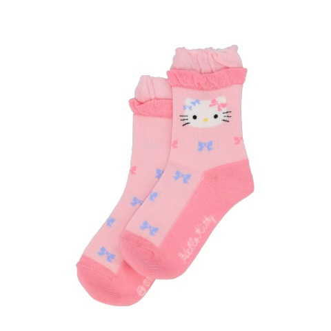 キッズ　クルーソックス（15-20cm・ハローキティ）
