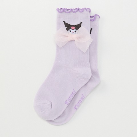 キッズ　クルーソックス（15-20cm・クロミ）