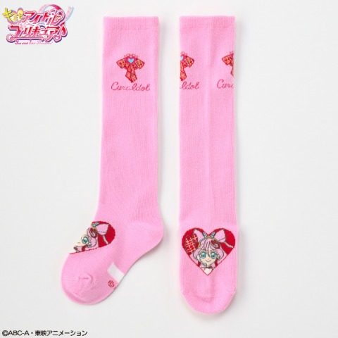 キッズ　ハイソックス（15～20cm　『キミとアイドルプリキュア♪』） ピンク 210