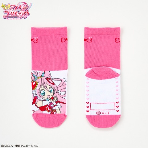 キッズ　クルーソックス(15～20cm　『キミとアイドルプリキュア♪』)