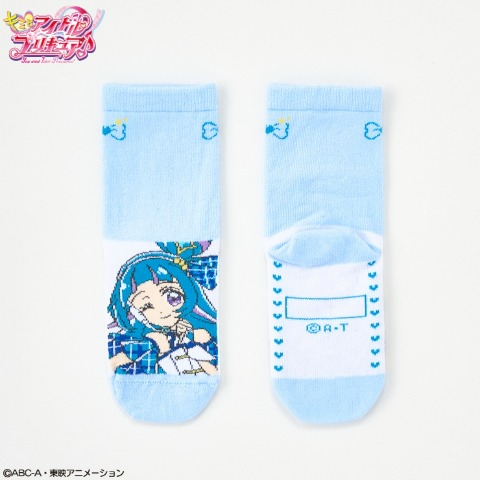 キッズ　クルーソックス(15～20cm　『キミとアイドルプリキュア♪』)