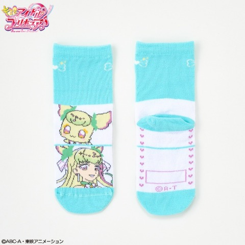 キッズ　クルーソックス(15～20cm　『キミとアイドルプリキュア♪』)