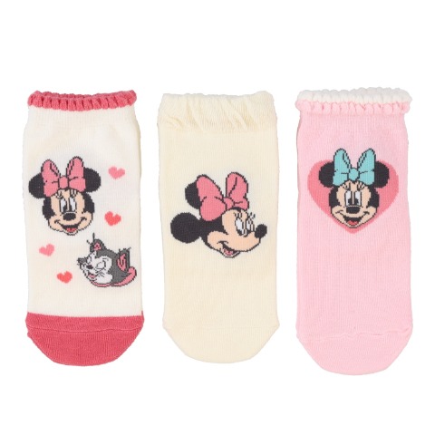 キッズ　ショートクルーソックス（15～20cm　futafuta/Disney）