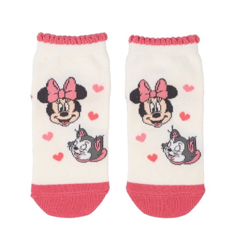 キッズ　ショートクルーソックス（15～20cm　futafuta/Disney）