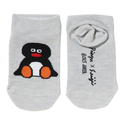 キッズ　3足組スニーカーインソックス（15~20cm　PINGU×松本セイジ）