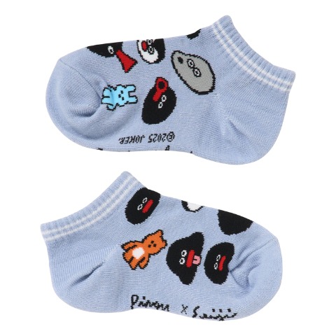 キッズ　3足組スニーカーインソックス（15~20cm　PINGU×松本セイジ）