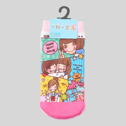 キッズ　スニーカーインソックス（15-20cm　一期一会）