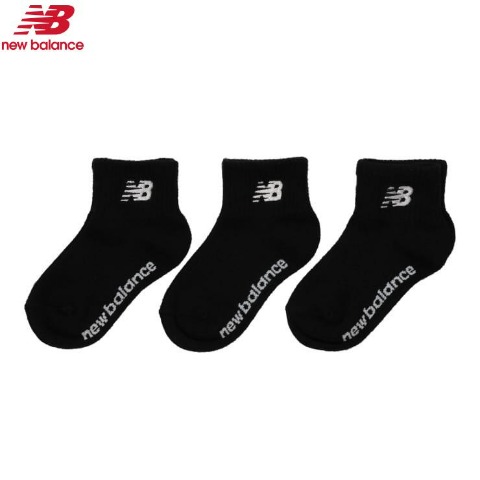 キッズ　3足組ソックス（15-20cm　19-24cm　New Balance）