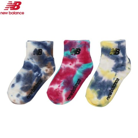 キッズ　3足組ソックス（15-20cm　19-24cm　New Balance）