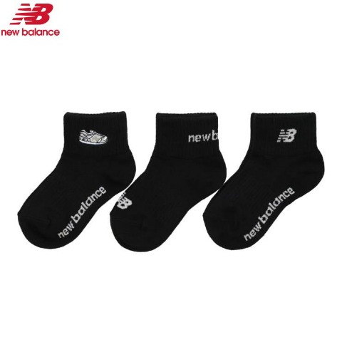 キッズ　3足組ソックス（15-20cm　19-24cm　New Balance）
