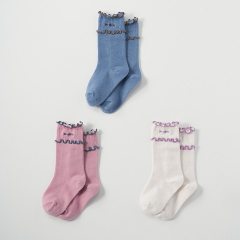 キッズ　3足組ソックス（15-20cm　19-24cm　New Balance/yuriさん）