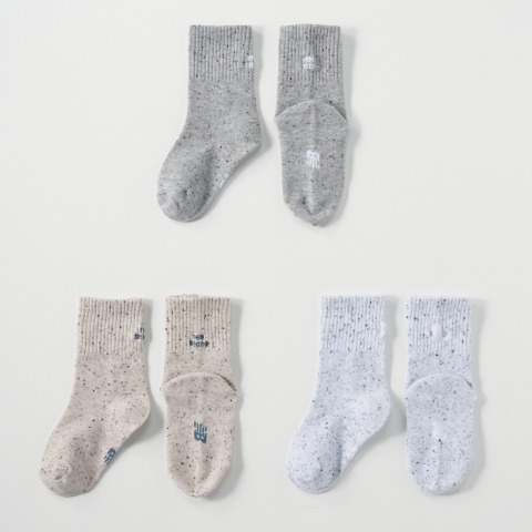 キッズ　3足組ソックス（15-20cm　19-24cm　New Balance/yuriさん）