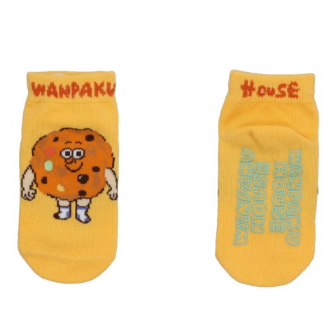キッズ　3足組ショートクルーソックス（15-20cm　WANPAKU HOUSE）
