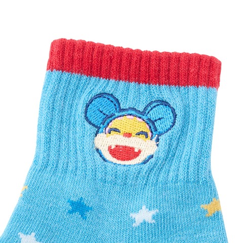 キッズ　ショートクルーソックス（13~19cm　ニャンちゅう）