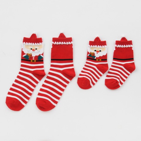 親子2足組クルーソックス（13～18・23～25cm）