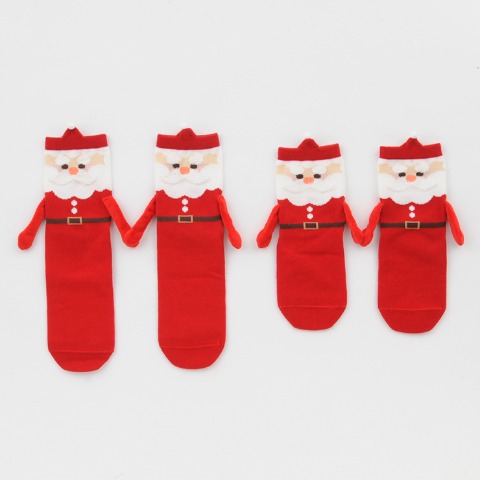 親子2足組クルーソックス（13～18・23～25cm）