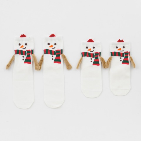 親子2足組クルーソックス（13～18・23～25cm）