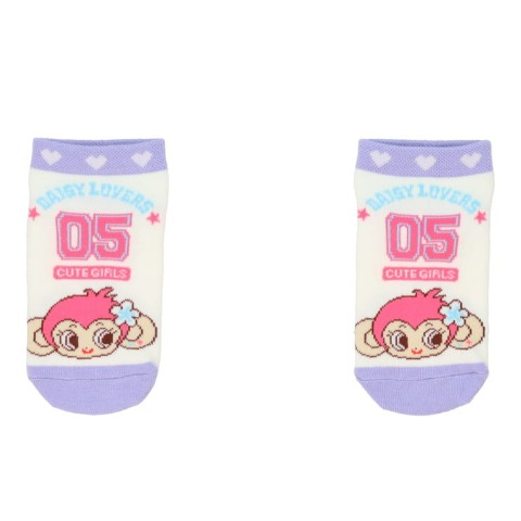 キッズ　3足組スニーカーインソックス（15-20cm　DAISY LOVERS）