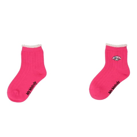 キッズ　クルーソックス3足組（15-20cm・マイメロディ）