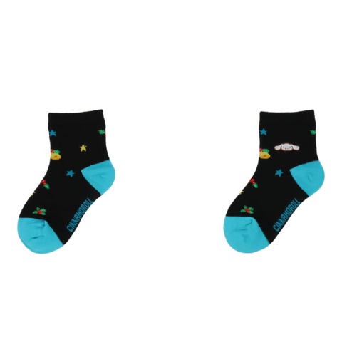 キッズ　クルーソックス3足組（15-20cm・シナモロール）