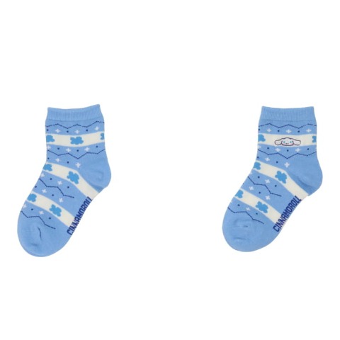 キッズ　クルーソックス3足組（15-20cm・シナモロール）